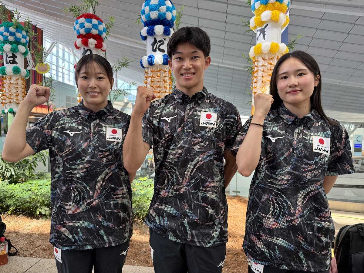 【飛び込み】玉井陸斗「金メダルを獲れるように」世界選手権へ出発 - ライブドアニュース