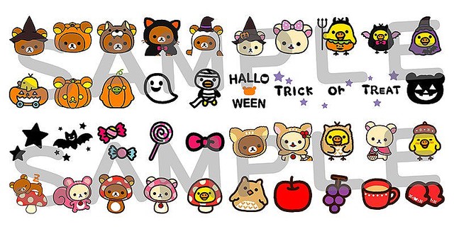 キノコやリスのかわいい着ぐるみ姿も Line絵文字 リラックマ ハロウィン絵文字 ライブドアニュース