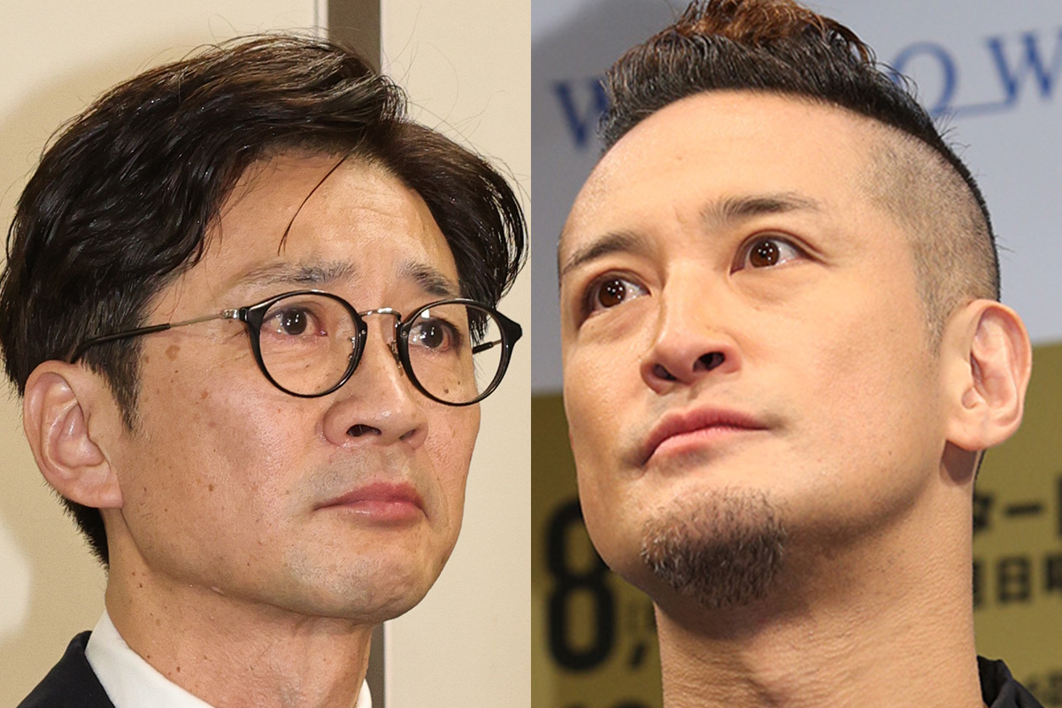  国分太一と松岡昌宏（写真：本誌写真部） 