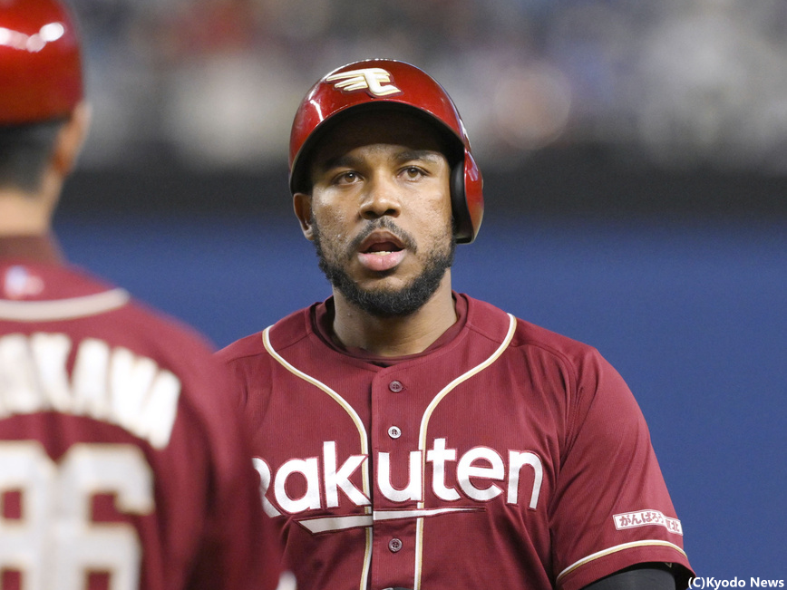  楽天・フランコ (C)Kyodo News 