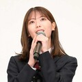 初主演映画『世の中にたえて桜のなかりせば』（4月1日公開）完成披露舞台あいさつに登壇した乃木坂46の岩本蓮加