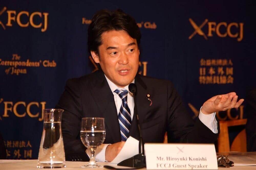 立憲民主党の小西洋之参院議員(2017年撮影)