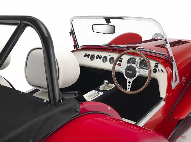 スーパーセブン使用モトリタアルミ製ステアリングハンドル B-20ボス