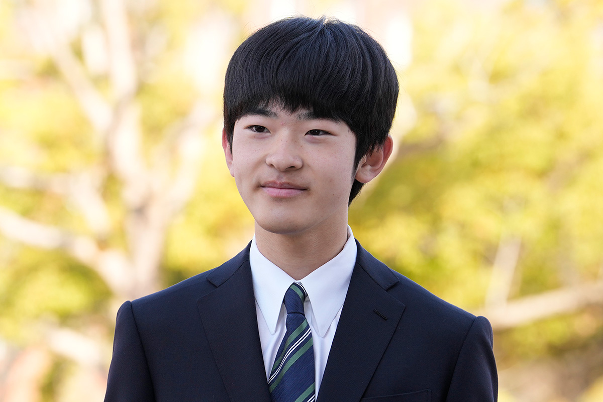  悠仁さま（写真：JMPA・2025年4月5日） 