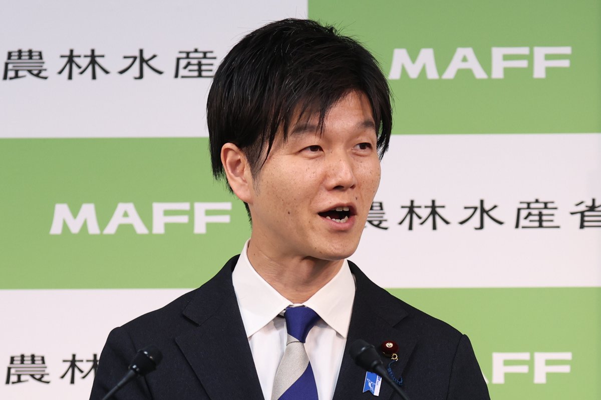  鈴木憲和農水大臣（写真：時事通信） 