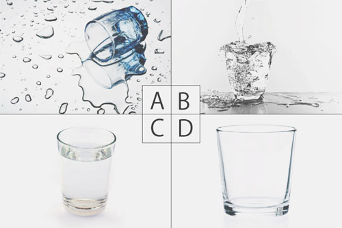 コップと水でわかる欲求不満度チェック あなたは想像した状態は Peachy ライブドアニュース