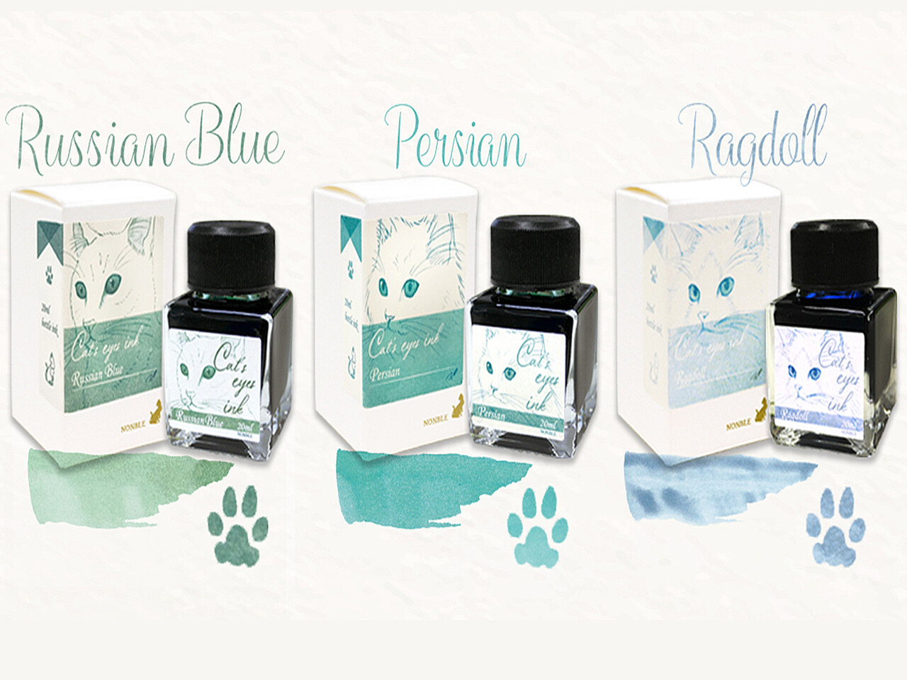 猫の目の色を表現した万年筆インク「キャッツアイズインク」シリーズの復刻第二弾がいよいよ登場！ (2022年6月2日掲載) ライブドアニュース
