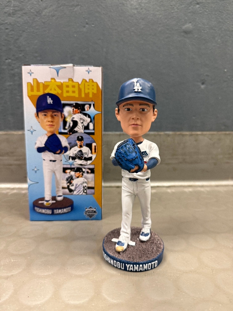 山本由伸 ボブルヘッド 来場者限定 スタジアム配布 ドジャース 【公式