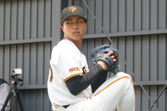 巨人・山城京平【写真：湯浅大】