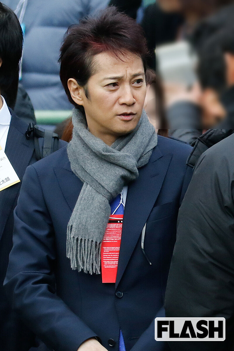  2017年の侍JAPANを熱心に取材する中居正広 