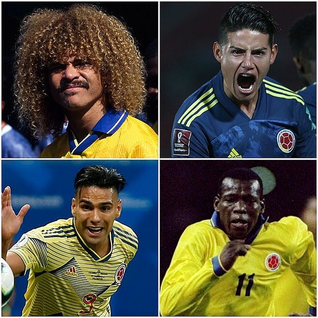 コロンビア代表の「レジェンド完全格付け」。“史上最高の天才