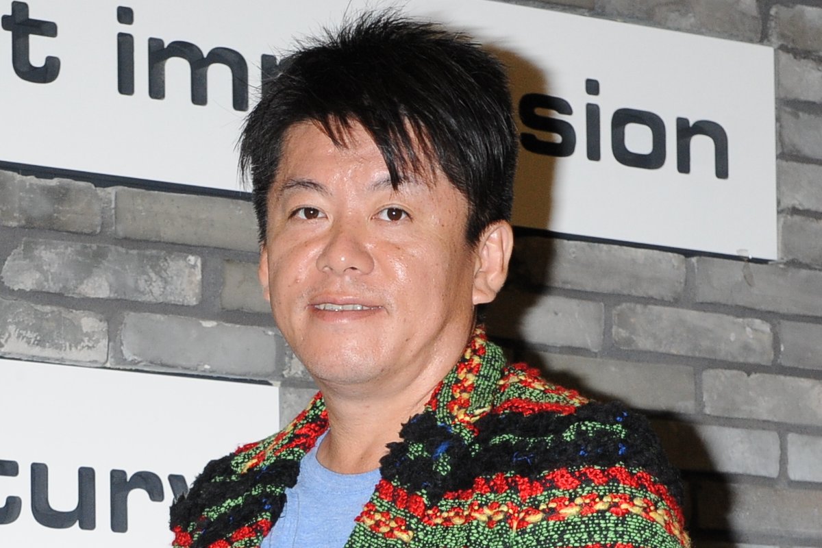 堀江貴文氏（写真：本誌写真部） 