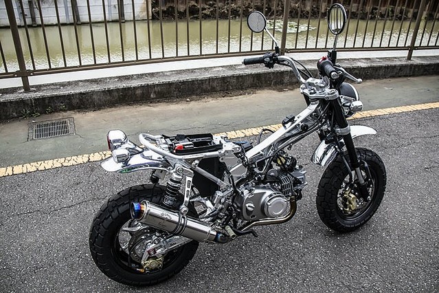 モンキー125のカスタムユーザー待望のアルミフレームがGクラフトから