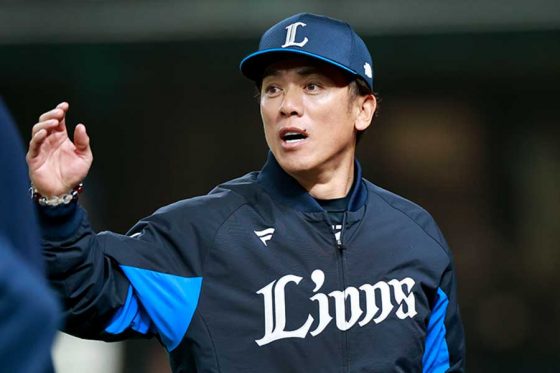 西武監督時代の松井稼頭央氏【写真:小池義弘】