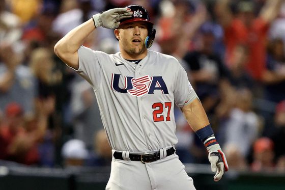 第5回WBC米国代表の主将を務めたマイク・トラウト【写真：ロイター】