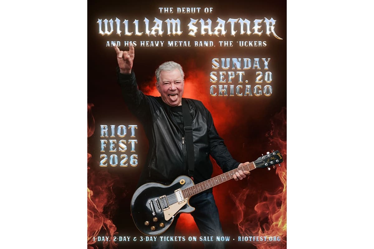 『スター・トレック』ウィリアム・シャトナー、95歳でヘヴィメタデビュー!フェス出演決定
