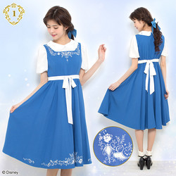町娘ベル アナ エルサの刺繍入りワンピース シークレットハニー ディズニーコレクション ライブドアニュース