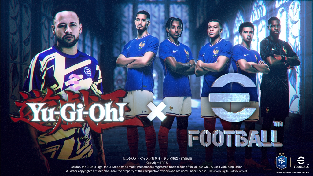 KONAMIがやった！「遊戯王×eFootball」の超コラボが実現…ネイマールや