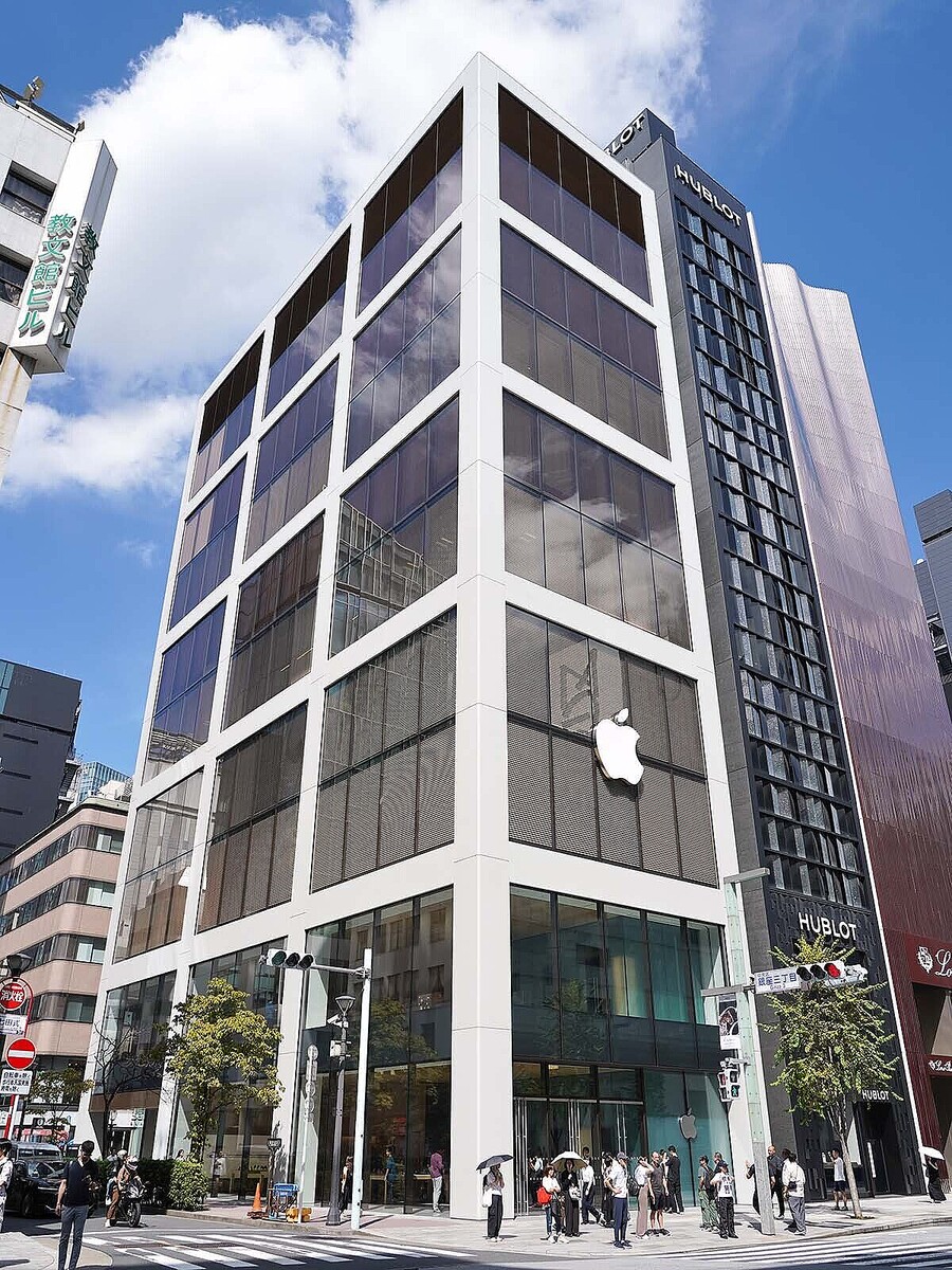 「Apple 銀座」が9月26日にオープン 店内は開放感抜群で開放感抜群