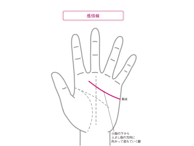 心や愛情に関することが強く出る感情線の見方とは！？【手相の教科書】