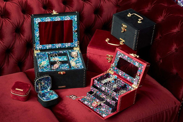 Francfranc エポックメーキング ANNA SUI コラボ オットマン ダークレッド