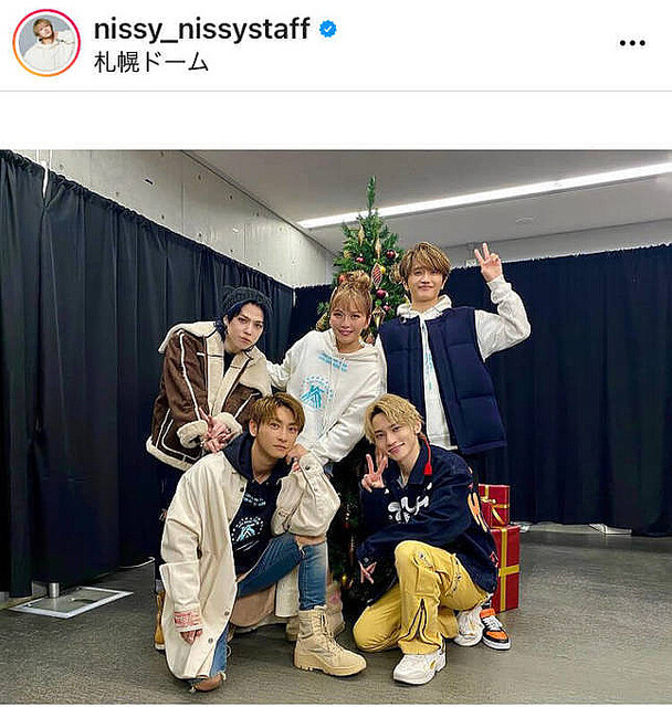Nissy（西島隆弘）、AAAツアーラスト公演の集合SHOTに反響「大好きです