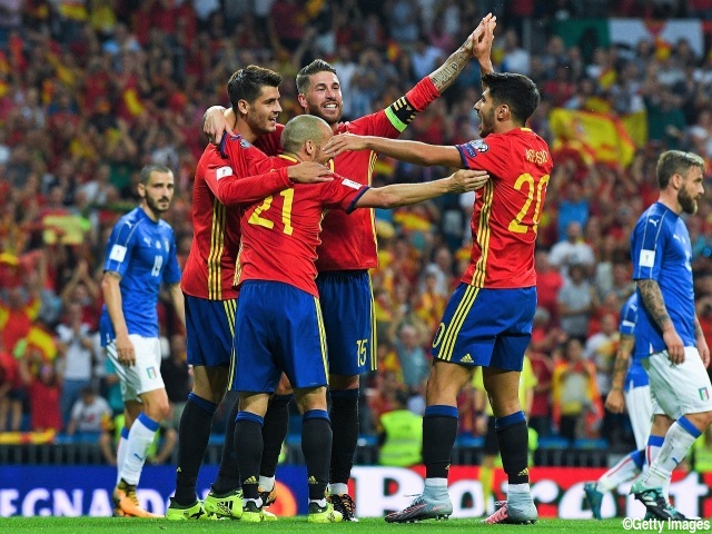DFセルヒオ・ラモスらスペイン代表は何度もイタリアと対戦してきた