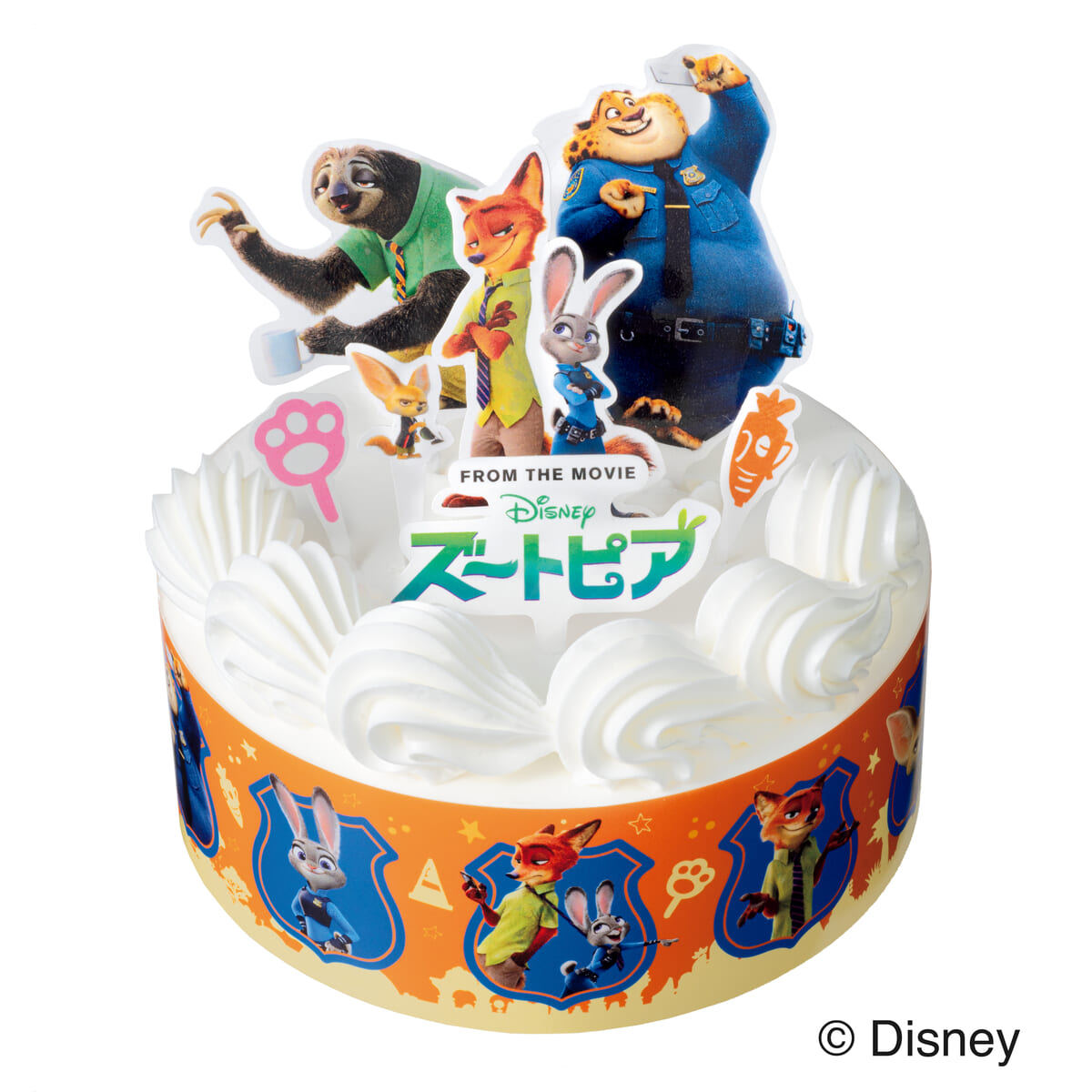 ヤマザキ クリスマスキャラクターケーキ(ズートピア)