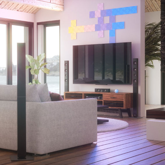 �Ȥ߹�碌��ͳ���ߡ�1,600������ͳ�����٤�IoT����ƥꥢ�Ρ�Nanoleaf Light Panel��