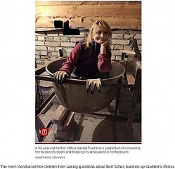 ˴���ʤä��פΰ��Τ�4ǯ�֡����Υ٥åɤ�̲�äƤ����ʡʡ�New York Post����Russian wife shared bed with husband��s mummified corpse for 4 years, performed occult rituals�ס�social media; e2w news�ˡ٤���