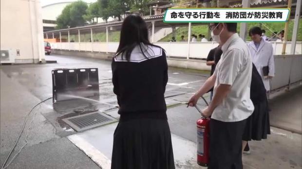 命を守る行動を　消防団員が高校生に防災教育　日光市