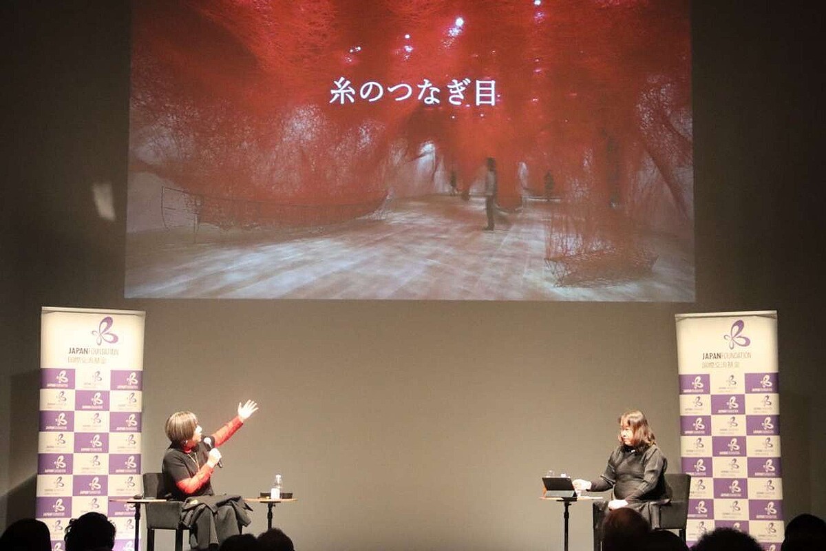 世界で注目 塩田千春氏の作品