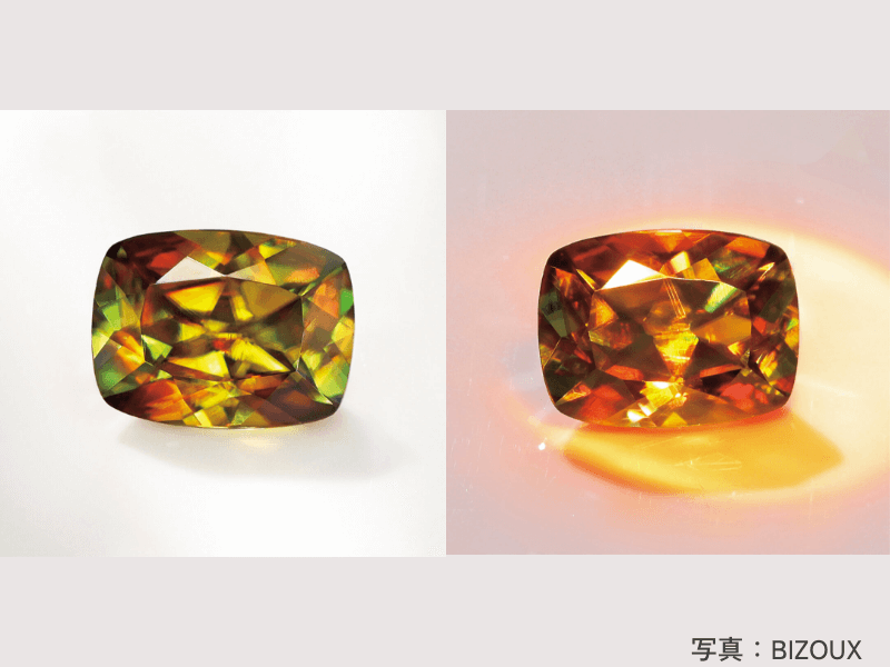 光で虹色に変身!? 安定して入手するのが困難な「スフェーン」とは？【宝石・ジュエリー図鑑】