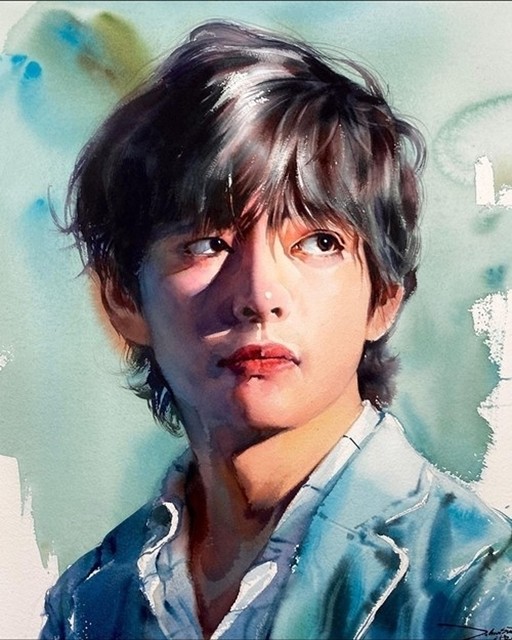 防弾少年団(BTS) - BTS MTPRコラボ 油絵 防弾少年団(BTS) - BTS MTPRコラボ 油絵の通販 by ジェンガの恋
