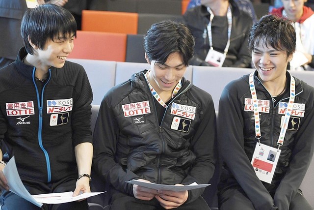 羽生結弦と宇野昌磨の好調を支えた田中刑事 3人はとても仲よし ライブドアニュース