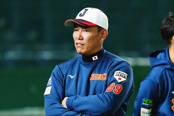 侍ジャパンの井端弘和監督【写真：小林靖】