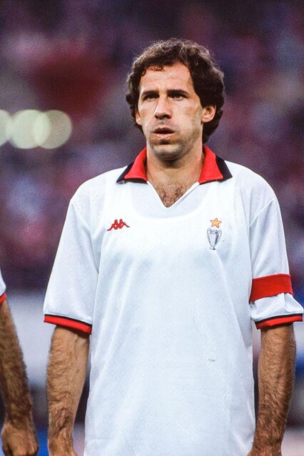 元イタリア代表主将 フランコ バレージ ACミラン 実使用