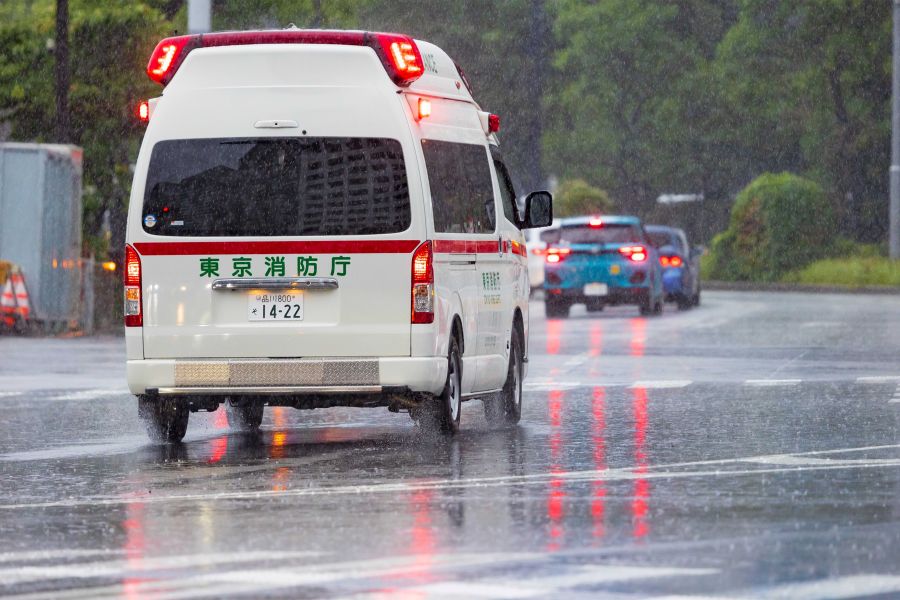 出動回数が増加する救急隊（東京消防庁の公式Xより）