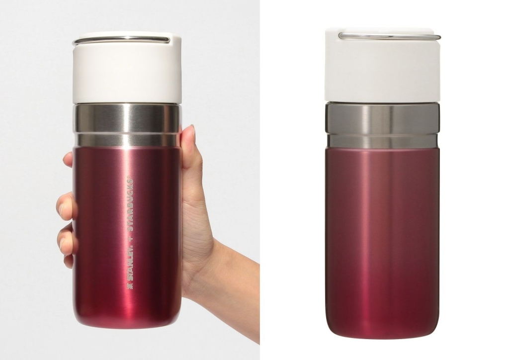 スタバの新作グッズ『ホリデーシーズン2024』第2弾、ゴールドのボトル