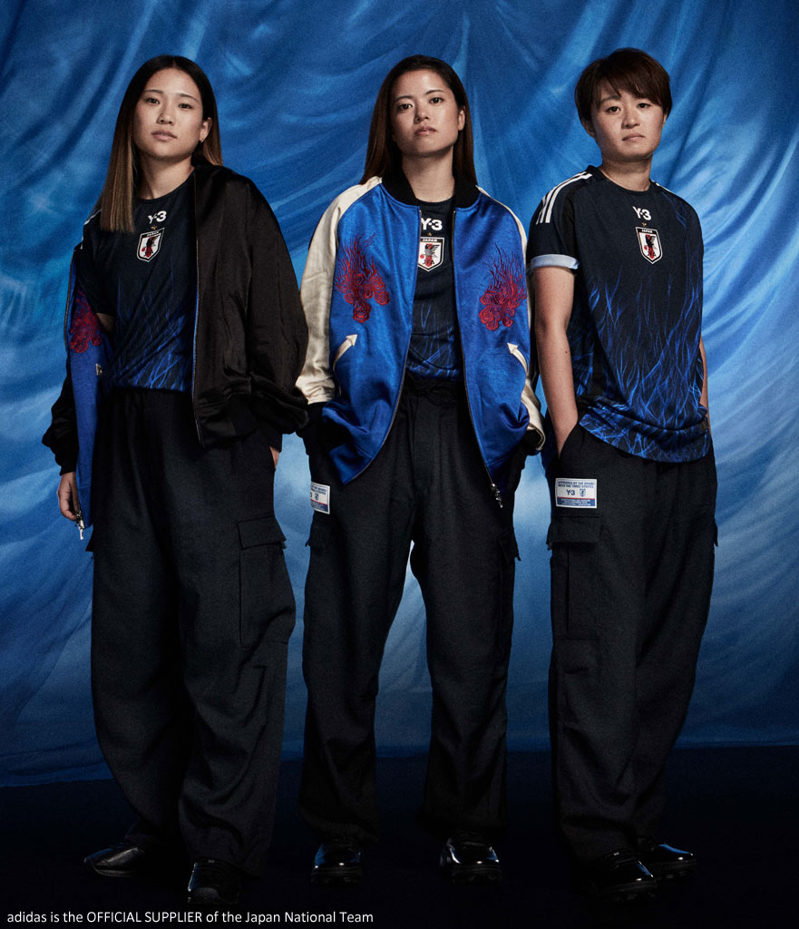 衝撃の“スカジャン風”も！新ユニ発表の日本代表、「Y-3」とコラボの