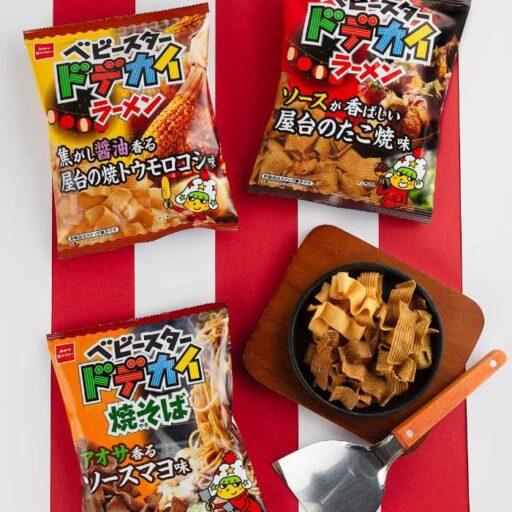 ベビースター×屋台グルメ♡焼トウモロコシ＆たこ焼味が限定登場