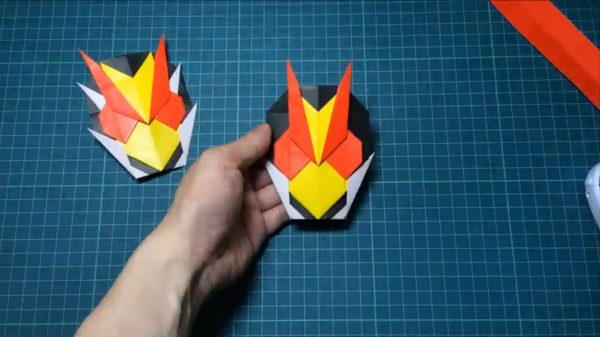 仮面ライダーゼロワン の仮面ライダーゼロツーを折り紙にしてみた 折り方全工程を公開 3枚の折り紙でかっこいいヘッド完成 ライブドアニュース