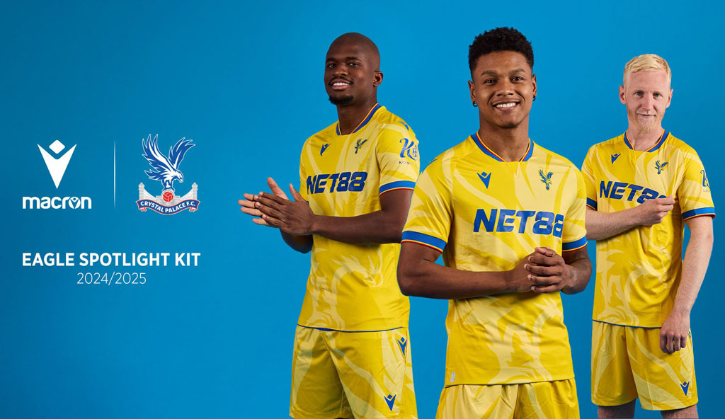 鎌田大地がモデルで登場！クリスタル・パレス、2024-25アウェイユニは