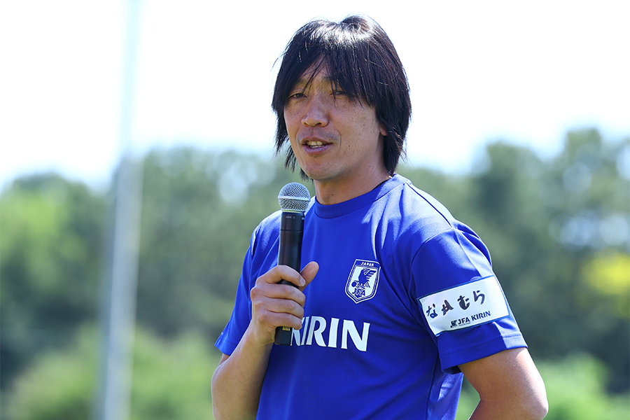 日本代表・中村俊輔コーチ【写真:JFA×KIRIN キリンファミリーチャレンジカップ】