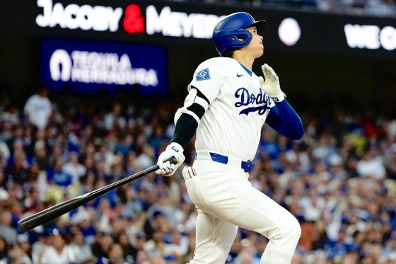 2試合連発となる10号を放ったドジャース・大谷翔平【写真:黒澤崇】