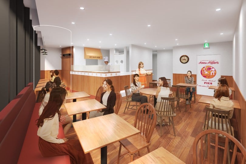 アンナミラーズが今年12月に再出店 →制服やチェリーパイも変わらず