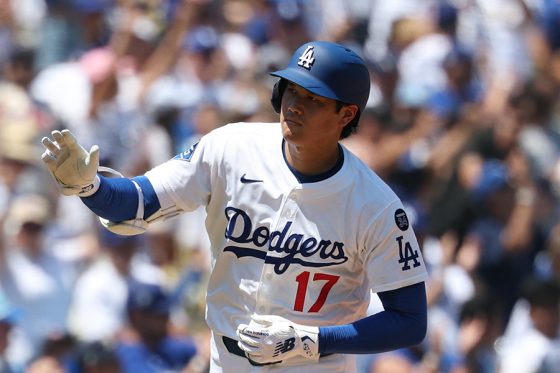 カージナルス戦で本塁打を放ったドジャース・大谷翔平【写真：ロイター】