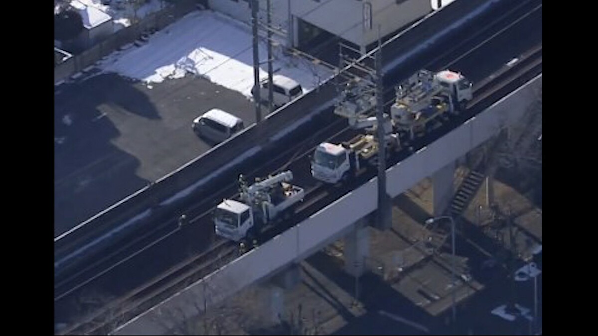 JR宇都宮線の架線断線トラブル 約4kmにわたり設備が100カ所以上損傷