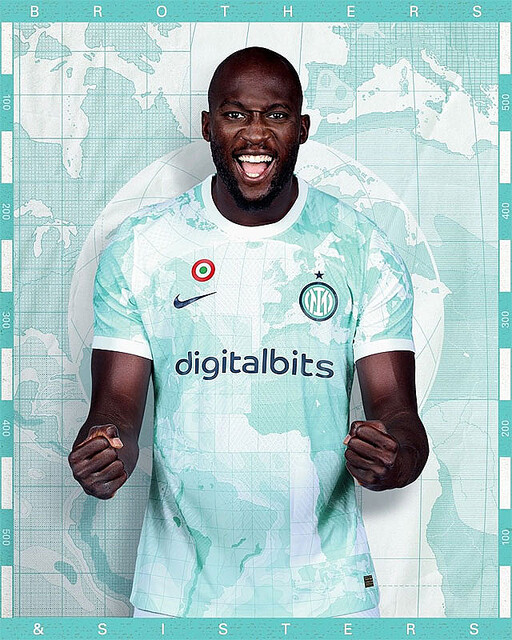 前後左右に世界地図！インテル、22-23新アウェイユニフォームを発表