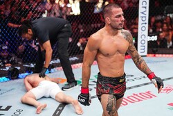 ���������顦�ե�󥹤򲼤���UFC�ե饤�鲦�ԤΥ���å����ɥꡦ�ѥ��ー�����C��Getty Images
